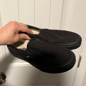 NWOT Vans Unisex Black Slip-On Classics